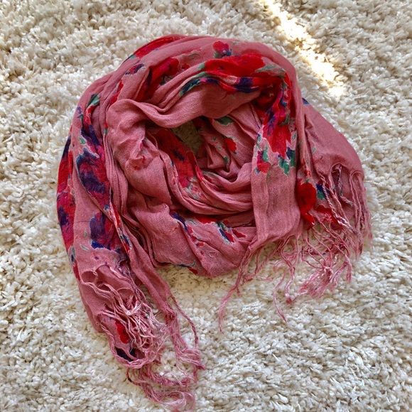Boho scarf roses floral - Picture 1 of 3